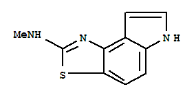 (8ci)-2-(甲基氨基)-6H-吡咯并[3,2-e]苯并噻唑結(jié)構(gòu)式_33860-35-4結(jié)構(gòu)式