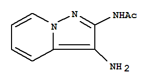 N-(3-氨基吡唑并[1,5-A]吡啶-2-基)-乙酰胺結(jié)構(gòu)式_340961-82-2結(jié)構(gòu)式