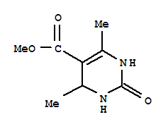 (9Ci)-1,2,3,4-四氫-4,6-二甲基-2-氧代-5-嘧啶羧酸甲酯結(jié)構(gòu)式_341011-20-9結(jié)構(gòu)式