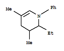 (9CI)-2-乙基-1,2,3,4-四氫-3,5-二甲基-1-苯基吡啶結(jié)構(gòu)式_342802-11-3結(jié)構(gòu)式