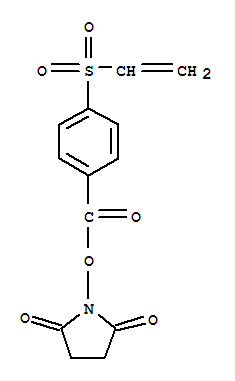 4-乙烯基磺?；郊姿?NHS結(jié)構(gòu)式_343934-41-8結(jié)構(gòu)式