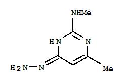 (9Ci)-6-甲基-2-(甲基氨基)-4(1H)-嘧啶酮肼酮結(jié)構(gòu)式_344367-26-6結(jié)構(gòu)式