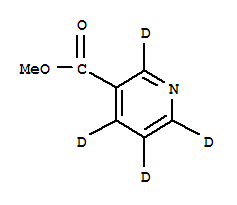3-吡啶甲酸甲酯-D4結(jié)構(gòu)式_345909-99-1結(jié)構(gòu)式
