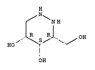 (3R,4S,5R)-(9Ci)-六氫-3-(羥基甲基)-4,5-吡嗪二醇結(jié)構(gòu)式_349108-45-8結(jié)構(gòu)式