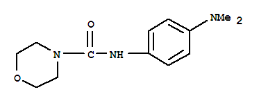 (9Ci)-N-[4-(二甲基氨基)苯基]-4-嗎啉羧酰胺結構式_349133-81-9結構式