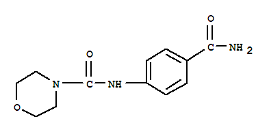(9Ci)-N-[4-(氨基羰基)苯基]-4-嗎啉羧酰胺結(jié)構(gòu)式_349136-00-1結(jié)構(gòu)式