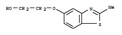 (9ci)-2-[(2-甲基-5-苯并噻唑)氧基]-乙醇結(jié)構(gòu)式_35465-77-1結(jié)構(gòu)式