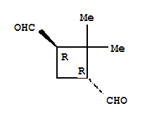 (1R,3R)-2,2-二甲基-1,3-環(huán)丁烷二甲醛結構式_364728-44-9結構式