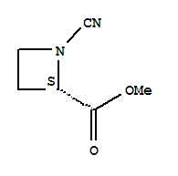 (2s)-(9ci)-1-氰基-2-氮雜丁烷羧酸甲酯結(jié)構(gòu)式_367906-72-7結(jié)構(gòu)式