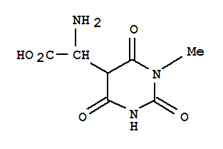 (9Ci)-Alpha-氨基六氫-1-甲基-2,4,6-三氧代-乙酸結(jié)構(gòu)式_368430-27-7結(jié)構(gòu)式