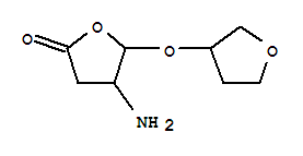 (9ci)-4-氨基二氫-5-[(四氫-3-呋喃)氧基]-2(3H)-呋喃酮結(jié)構式_370875-45-9結(jié)構式