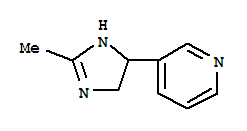 (9ci)-3-(4,5-二氫-2-甲基-1H-咪唑-4-基)-吡啶結(jié)構(gòu)式_371122-34-8結(jié)構(gòu)式