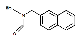 (9ci)-2-乙基-2,3-二氫-1H-苯[f]異吲哚-1-酮結(jié)構(gòu)式_371165-99-0結(jié)構(gòu)式