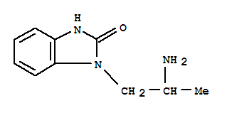 (9Ci)-1-(2-氨基丙基)-1,3-二氫-2H-苯并咪唑-2-酮結(jié)構(gòu)式_374730-70-8結(jié)構(gòu)式