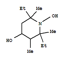(9Ci)-2,6-二乙基-1-羥基-2,3,6-三甲基-4-羥基哌啶結(jié)構(gòu)式_376588-28-2結(jié)構(gòu)式