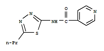 (9CI)-N-(5-丙基-1,3,4-噻二唑-2-基)-4-吡啶羧酰胺結(jié)構(gòu)式_378207-05-7結(jié)構(gòu)式