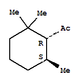 (9ci)-1-[(1r,6s)-2,2,6-三甲基環(huán)己基]-乙酮結(jié)構(gòu)式_379688-80-9結(jié)構(gòu)式