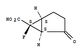 6-氟-2-氧代雙環(huán)[3.1.0]己烷-6-羧酸結(jié)構(gòu)式_385368-06-9結(jié)構(gòu)式