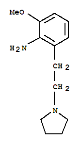 1-[2-(2-氨基-3-甲氧基苯基)乙基]吡咯烷結構式_387358-44-3結構式