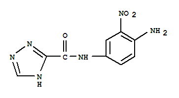 (9ci)-n-(4-氨基-3-硝基苯基)-1H-1,2,4-噻唑-3-羧酰胺結(jié)構(gòu)式_387362-33-6結(jié)構(gòu)式