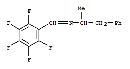 (E)-1-(五氟苯基)-N-(1-苯基-2-丙基)甲亞胺結(jié)構(gòu)式_38771-49-2結(jié)構(gòu)式