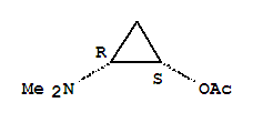 (1R,2S)-2-(二甲基氨基)環(huán)丙基乙酸酯結(jié)構(gòu)式_387844-98-6結(jié)構(gòu)式