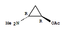 (1R,2R)-2-(二甲基氨基)環(huán)丙基乙酸酯結(jié)構(gòu)式_387844-99-7結(jié)構(gòu)式