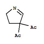 (9ci)-1,1-(4,5-二氫-3H-吡咯-3-基)雙-乙酮結(jié)構(gòu)式_38806-16-5結(jié)構(gòu)式