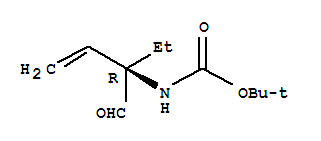 2-甲基-2-丙基[(3R)-3-甲?；?1-戊烯-3-基]氨基甲酸酯結(jié)構(gòu)式_391678-41-4結(jié)構(gòu)式
