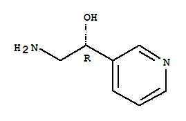 (1R)-2-氨基-1-(3-吡啶基)乙醇結(jié)構(gòu)式_391906-13-1結(jié)構(gòu)式