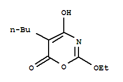 (9ci)-5-丁基-2-乙氧基-4-羥基-6H-1,3-噁嗪-6-酮結(jié)構(gòu)式_392736-09-3結(jié)構(gòu)式