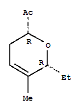 (9ci)-1-[(2r,6r)-6-乙基-3,6-二氫-5-甲基-2H-吡喃-2-基]-乙酮結(jié)構(gòu)式_393530-60-4結(jié)構(gòu)式
