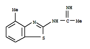 (9ci)-n-(4-甲基-2-苯并噻唑)-鹽酸乙脒結(jié)構(gòu)式_395065-72-2結(jié)構(gòu)式