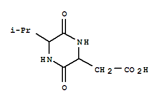 (9ci)-5-(1-甲基乙基)-3,6-二氧代-2-哌嗪乙酸結(jié)構(gòu)式_397847-48-2結(jié)構(gòu)式