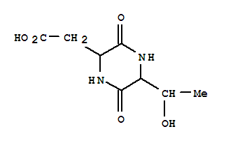 (9ci)-5-(1-羥基乙基)-3,6-二氧代-2-哌嗪乙酸結(jié)構(gòu)式_397847-55-1結(jié)構(gòu)式