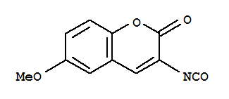 (9ci)-3-異氰?；?6-甲氧基-2H-1-苯并吡喃-2-酮結(jié)構(gòu)式_397876-62-9結(jié)構(gòu)式