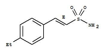 (1e)-(9ci)-2-(4-乙基苯基)-乙烯磺酰胺結(jié)構(gòu)式_405262-53-5結(jié)構(gòu)式