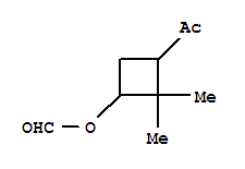 (9ci)-1-[3-(甲?；趸?-2,2-二甲基環(huán)丁基]-乙酮結(jié)構(gòu)式_406933-85-5結(jié)構(gòu)式