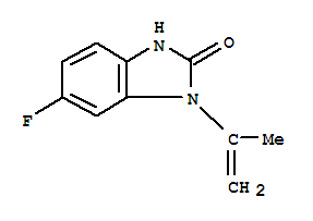 (9ci)-6-氟-1,3-二氫-1-(1-甲基乙烯)-2H-苯并咪唑-2-酮結構式_406945-11-7結構式