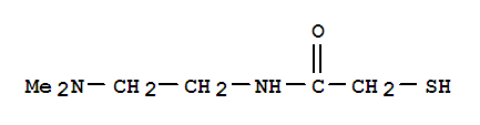 (9ci)-n-[2-(二甲基氨基)乙基]-2-疏基-乙酰胺結(jié)構(gòu)式_409111-92-8結(jié)構(gòu)式