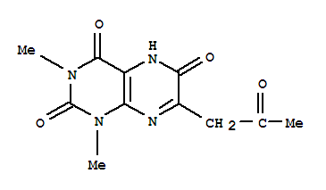  1,5-二氫-1,3-二甲基-7-(2-氧代丙基)-2,4,6(3H)-蝶啶三酮結構式_411237-27-9結構式