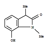 (9ci)-1,3-二氫-7-羥基-1,3-二甲基-2H-吲哚-2-酮結構式_412283-83-1結構式
