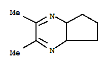 (9ci)-4a,6,7,7a-四氫-2,3-二甲基-5H-環(huán)戊并吡嗪結構式_41330-26-1結構式