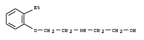 (9ci)-2-[[2-(2-乙基苯氧基)乙基]氨基]-乙醇結(jié)構(gòu)式_420102-58-5結(jié)構(gòu)式