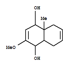 (9ci)-1,4,4a,5,8,8a-六氫-2-甲氧基-4a-甲基-1,4-萘二醇結(jié)構(gòu)式_422567-16-6結(jié)構(gòu)式