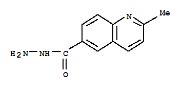 2-甲基喹啉-6-碳酰肼結(jié)構(gòu)式_427891-96-1結(jié)構(gòu)式