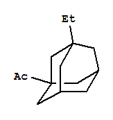 (9ci)-1-(3-乙基三環(huán)[3.3.1.13,7]-1-癸基)-乙酮結(jié)構(gòu)式_428816-55-1結(jié)構(gòu)式