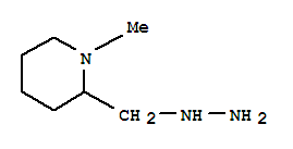 1-((1-甲基哌啶-2-基)甲基)肼結(jié)構(gòu)式_432518-29-1結(jié)構(gòu)式