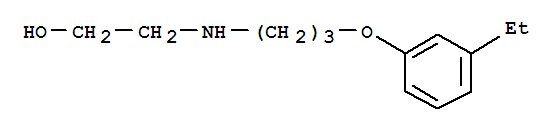 (9ci)-2-[[3-(3-乙基苯氧基)丙基]氨基]-乙醇結(jié)構(gòu)式_434305-23-4結(jié)構(gòu)式