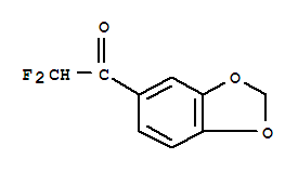 (9ci)-1-(1,3-苯并二氧雜環(huán)戊烯l-5-基)-2,2-二氟-乙酮結(jié)構(gòu)式_437552-71-1結(jié)構(gòu)式